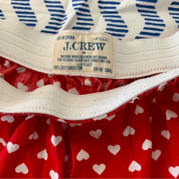 J. Crew Underwear & Socks Jcrew Heart Boxers Preowned Size S Poshmark
